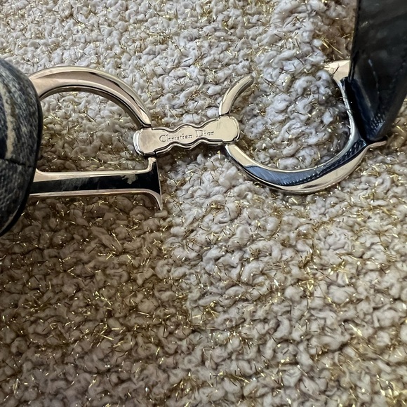 Dior Printed Denim Saddle Bag - Picture 5 of 12